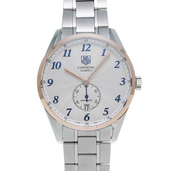 TAG HEUER Carrera Heritage Caliber 6 WAS2155.BA0732 Silver mens Watches - Picture 1 of 4